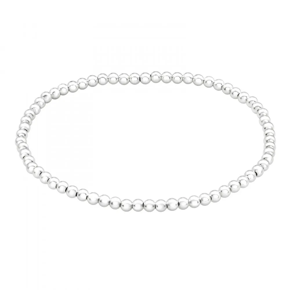 17cm Ball Bracelet - 925 Sterling Silver