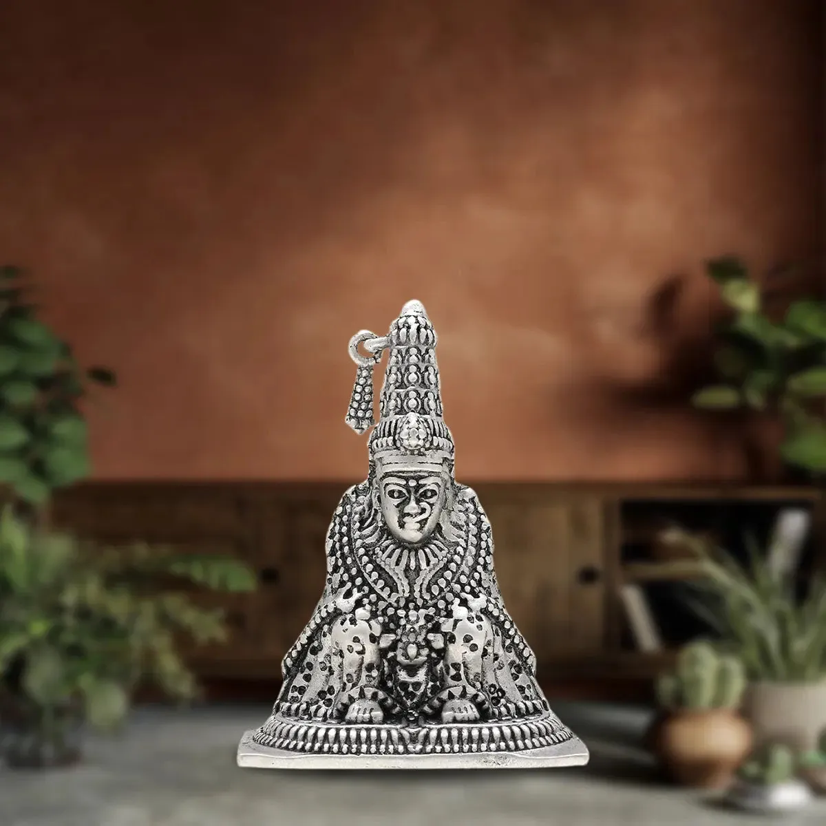 925 Antique Silver Matte Tuljabhavani Idol