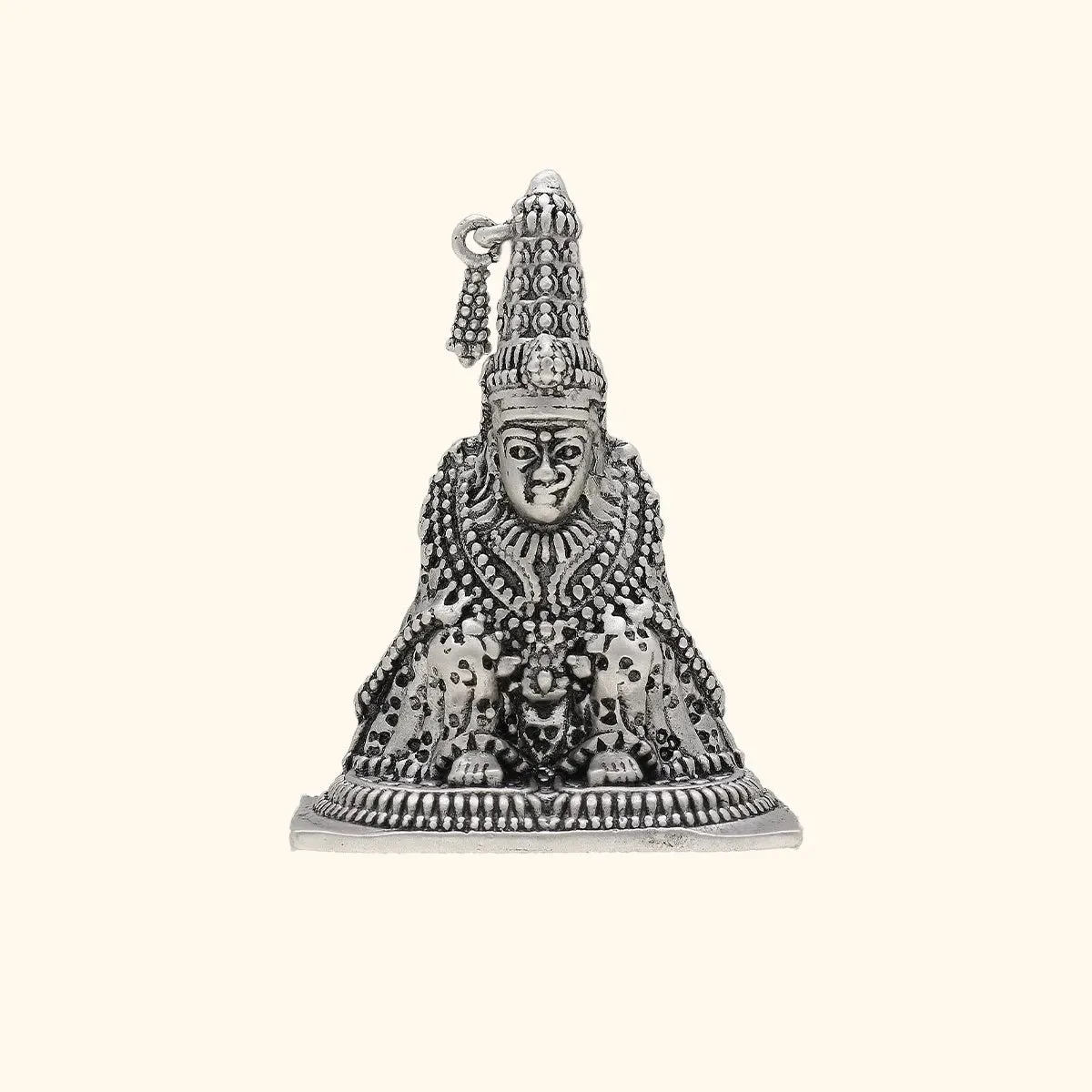 925 Antique Silver Matte Tuljabhavani Idol