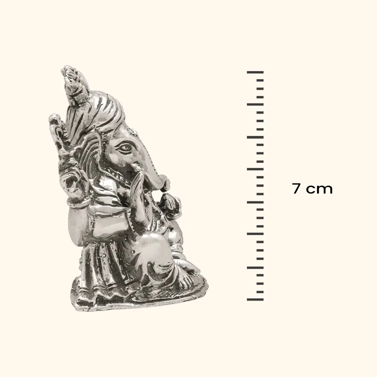 925 Ganesha Silver Murti