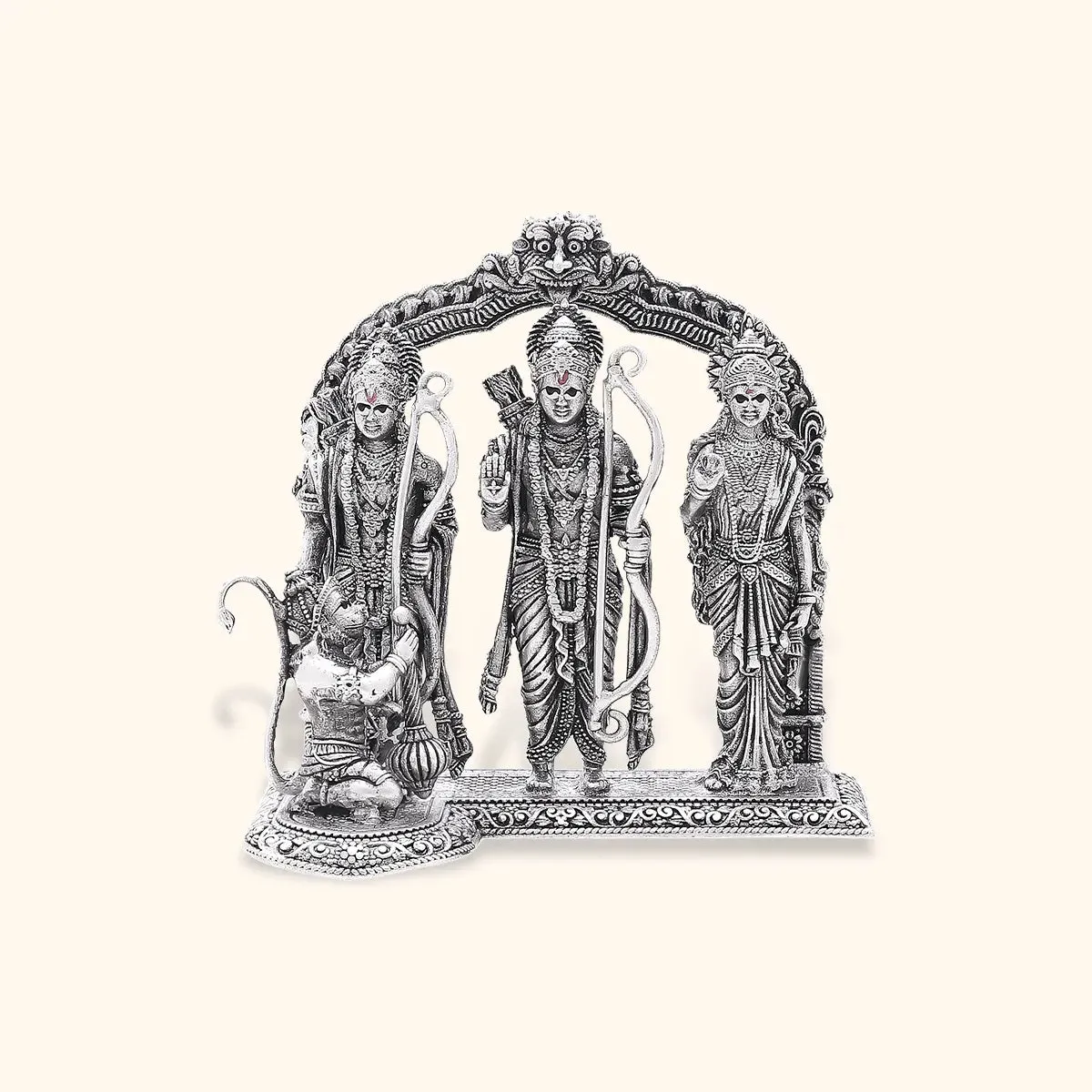 925 Silver Antique Ram Darbar 58 gms