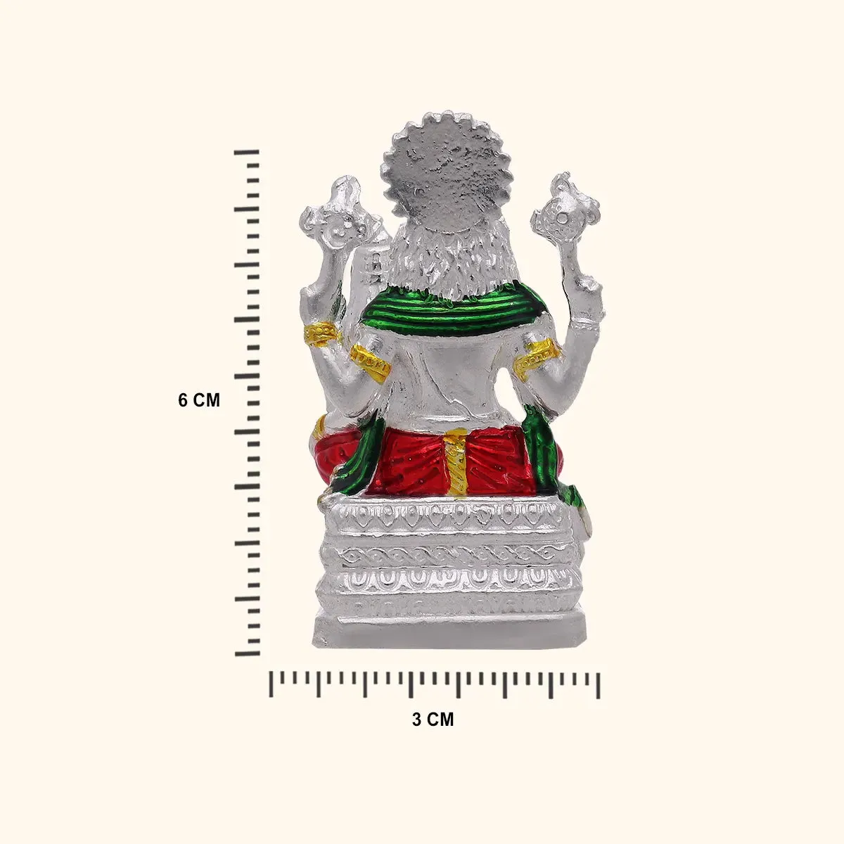 925 Silver Lakshmi Narasimha idol