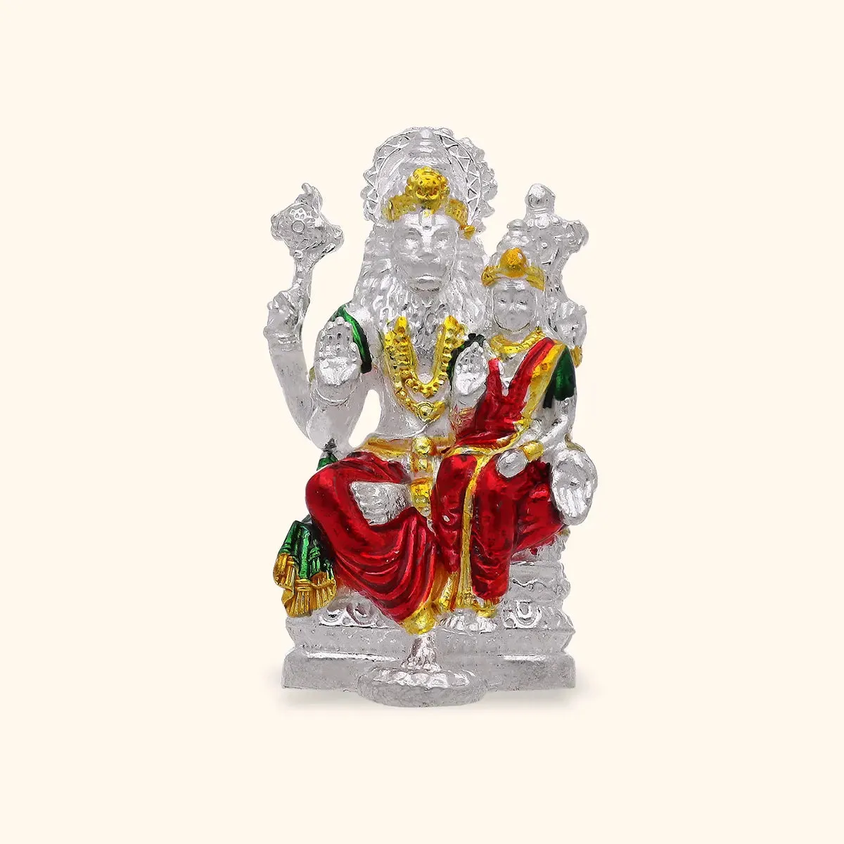 925 Silver Lakshmi Narasimha idol