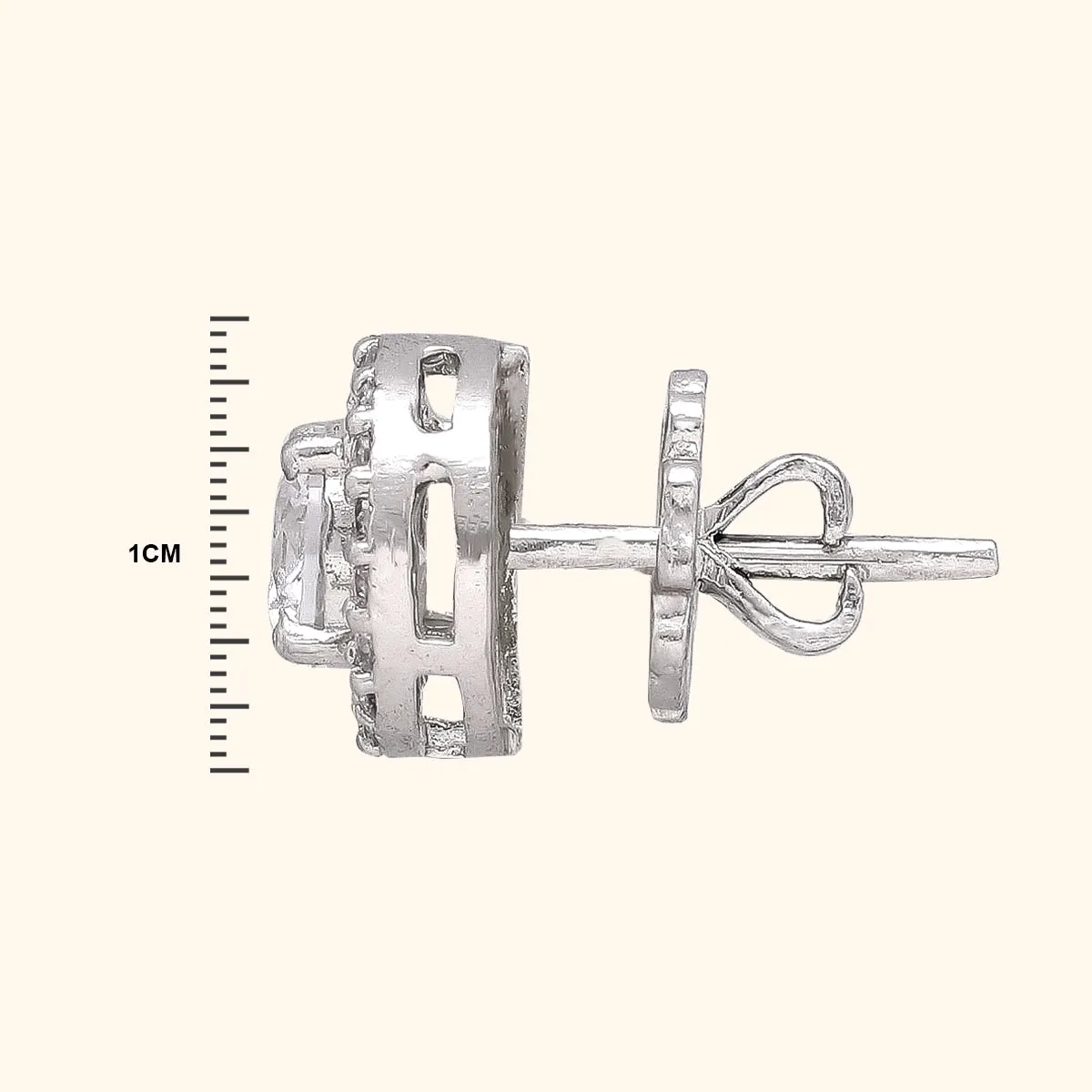 925 Silver Shimmering Studs