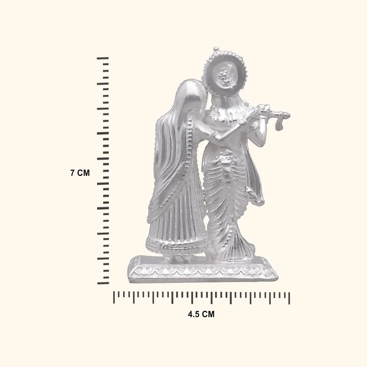 925 Silver Solid Radha Krishna