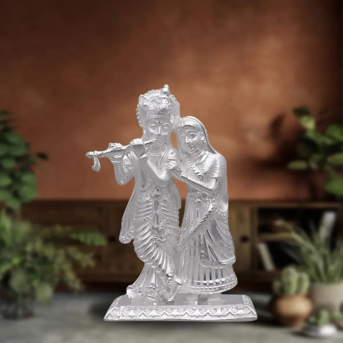 925 Silver Solid Radha Krishna