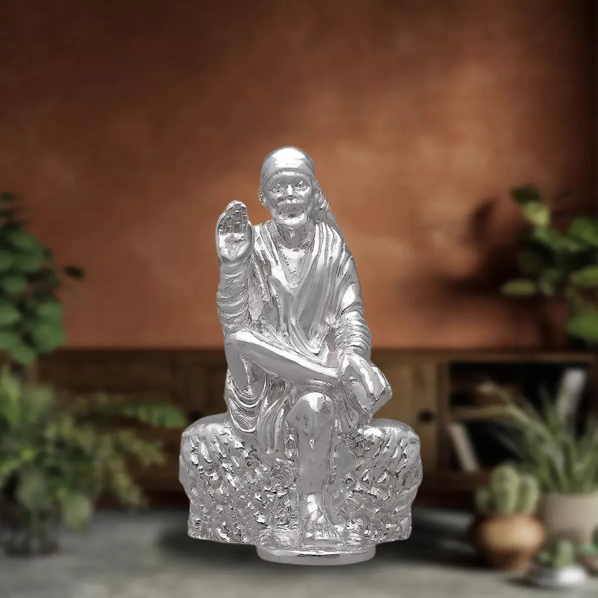925 Silver Solid Shirdi Sai Baba