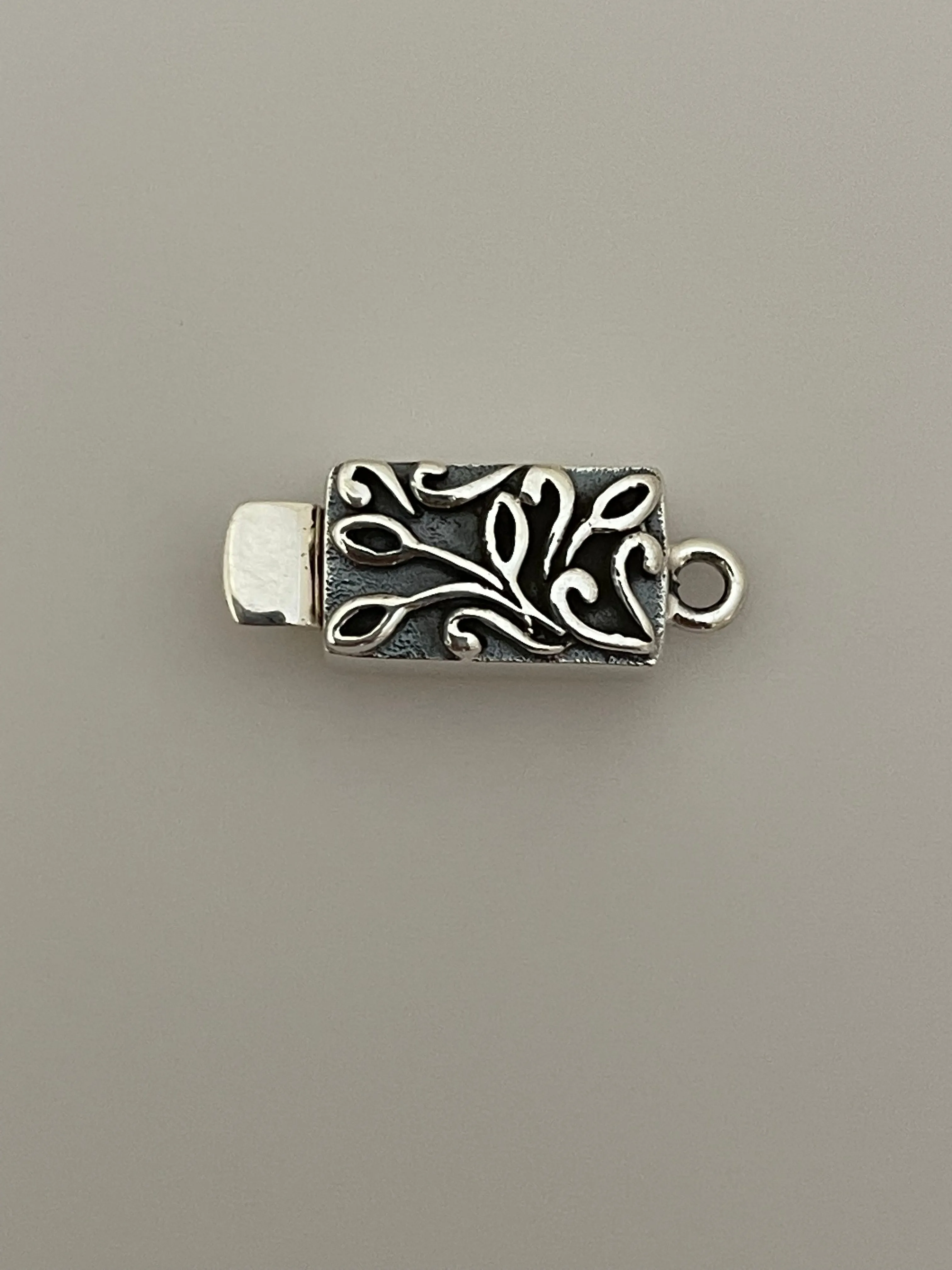 925 Sterling Silver Clasp | Sterling Silver One Pcs Clasp | Size: 14mmX9mm C23SS