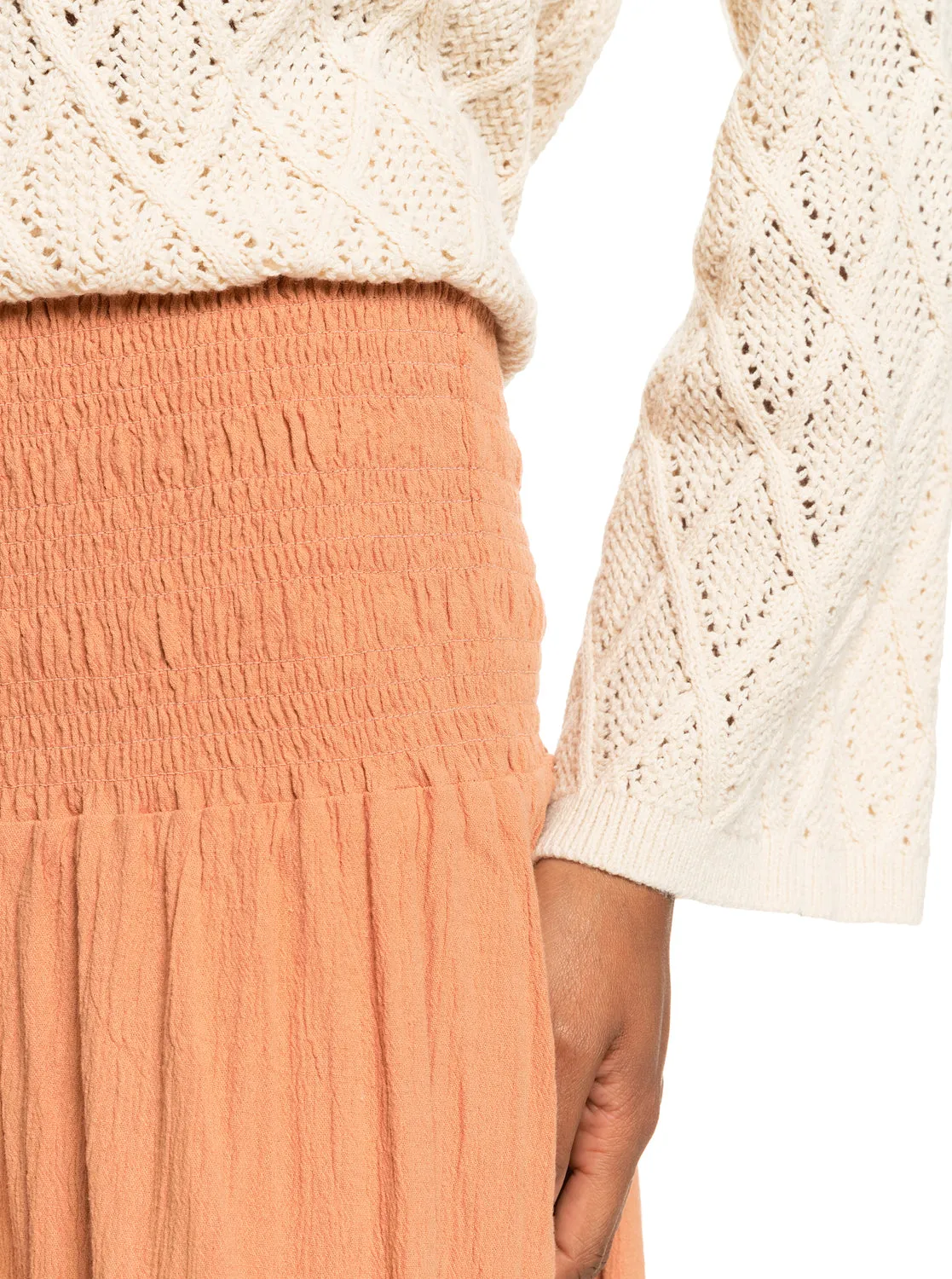 Cute Summer Ankle Length Versatile Skirt - Cork