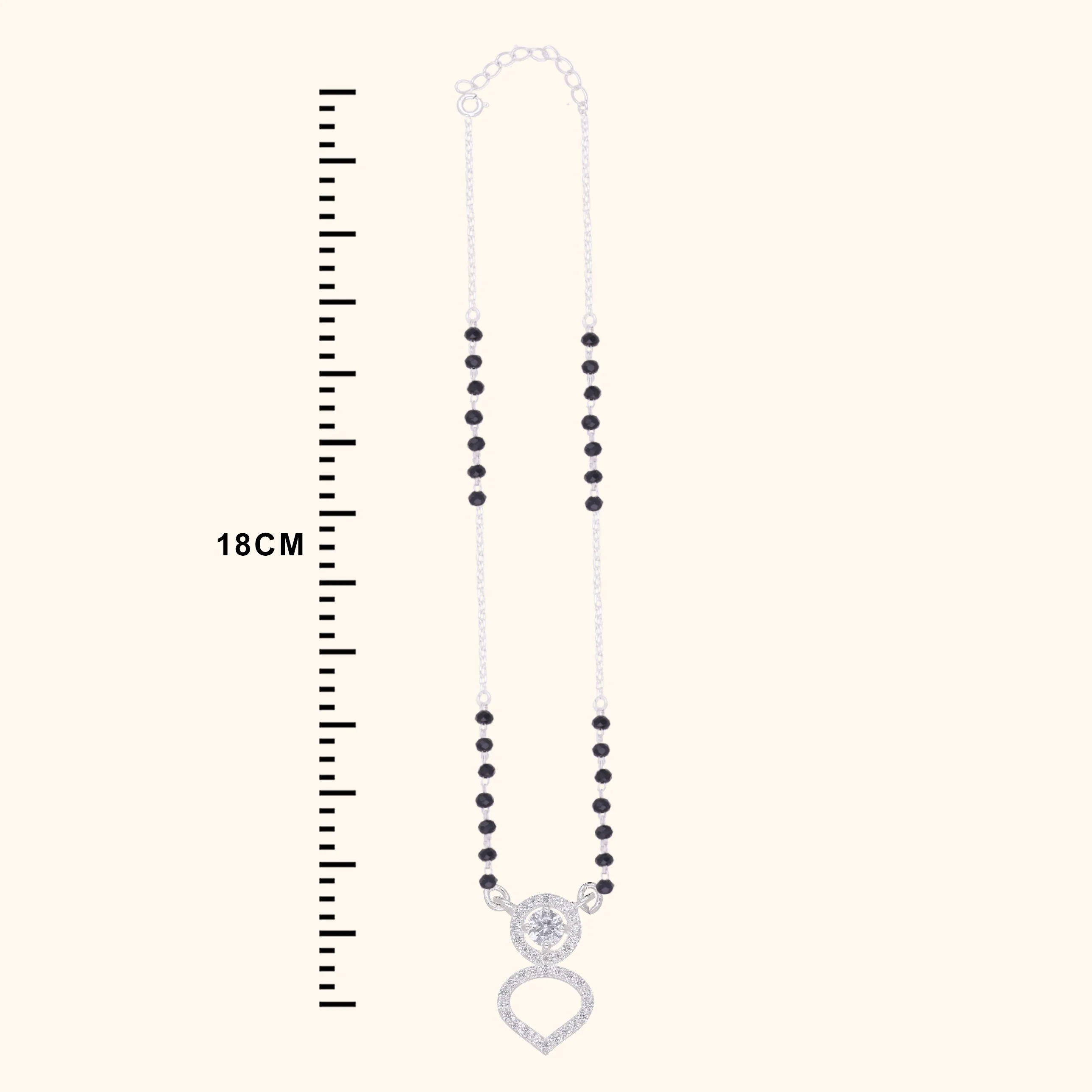 Delicate and Elegant Silver Mangalsutra