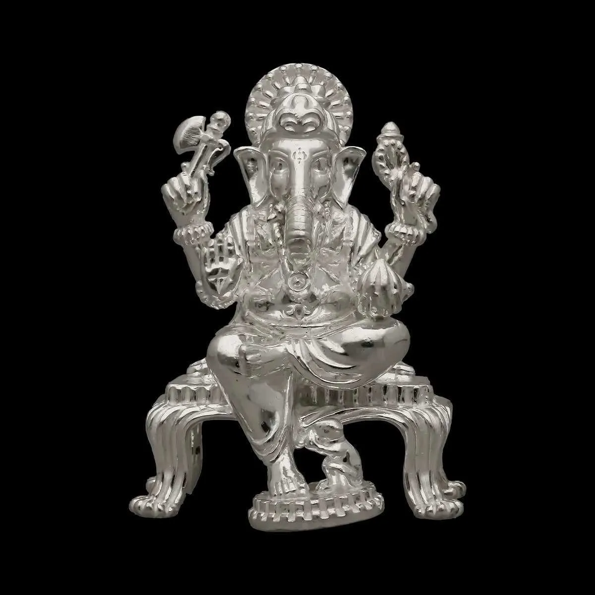Divine 925 Silver Ganpathi Murthi
