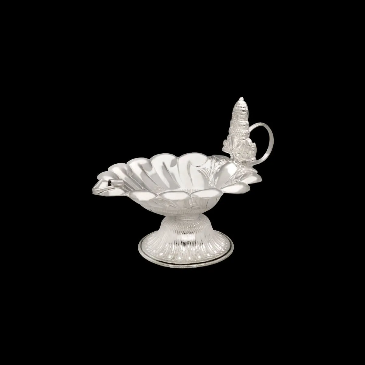 Divine Glow Silver Diya