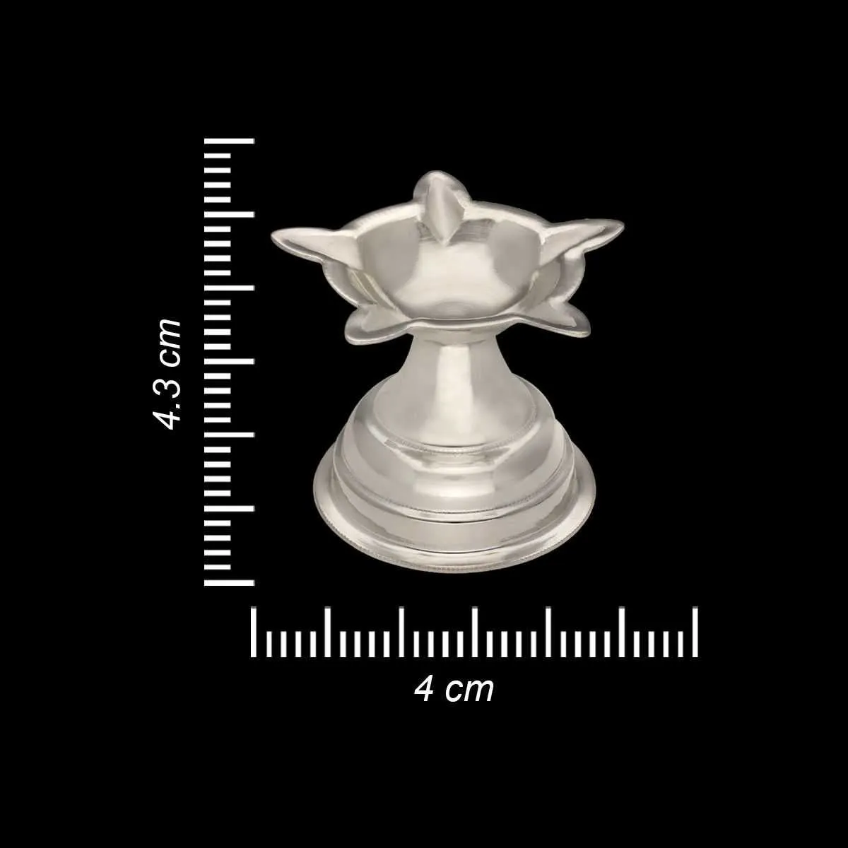 Eternal Radiance Silver Diya