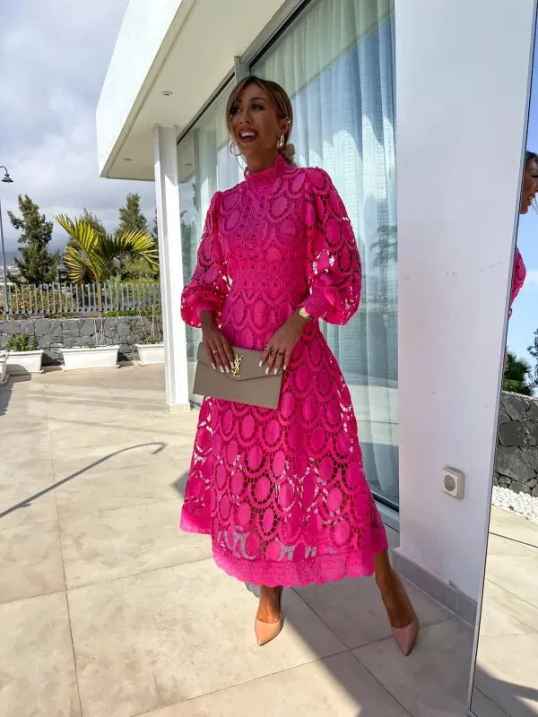 Georgia - Stylish French Lace Dress