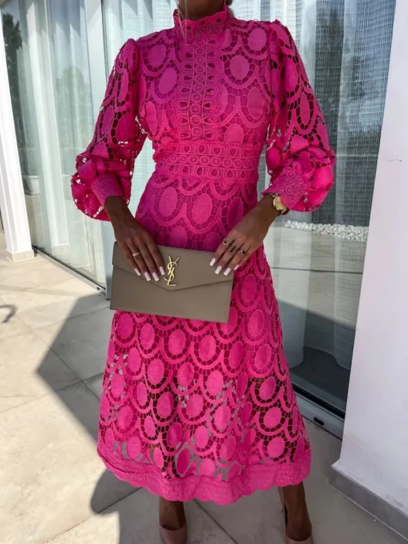 Georgia - Stylish French Lace Dress
