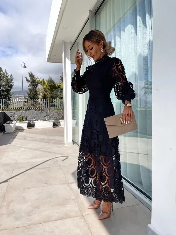 Georgia - Stylish French Lace Dress