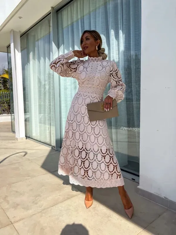 Georgia - Stylish French Lace Dress