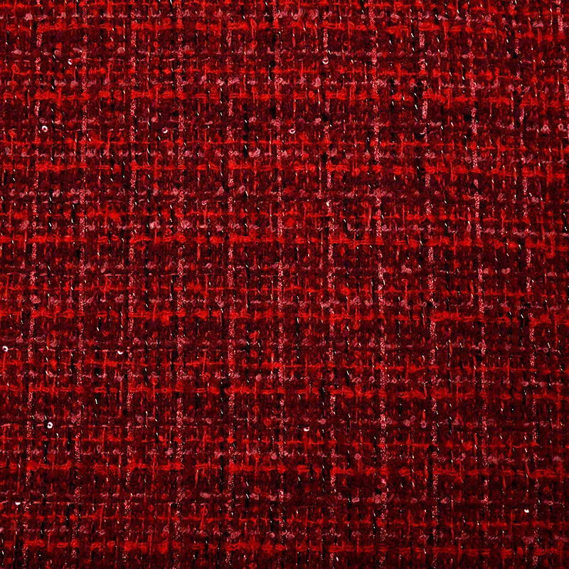 High-end French style fabrics, bouquet woven tweed fabrics, handmade bags, shoes, hats, clothing jackets