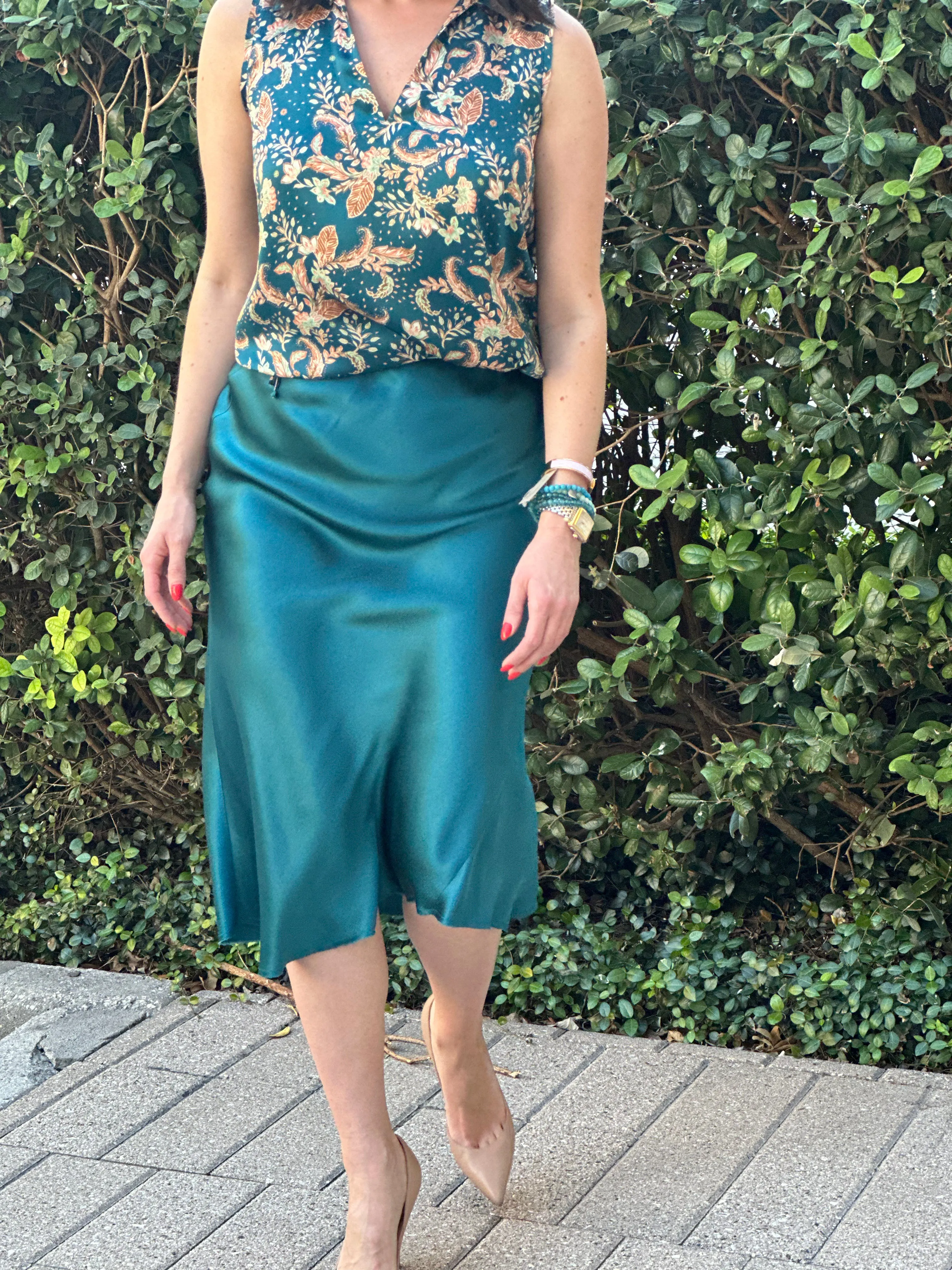 Iconic Go Luxe Bias Skirt
