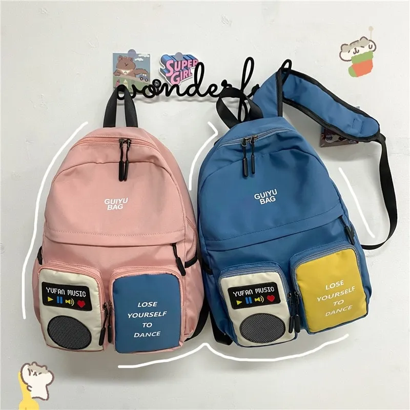Kawaii Korea Colorful Backpack