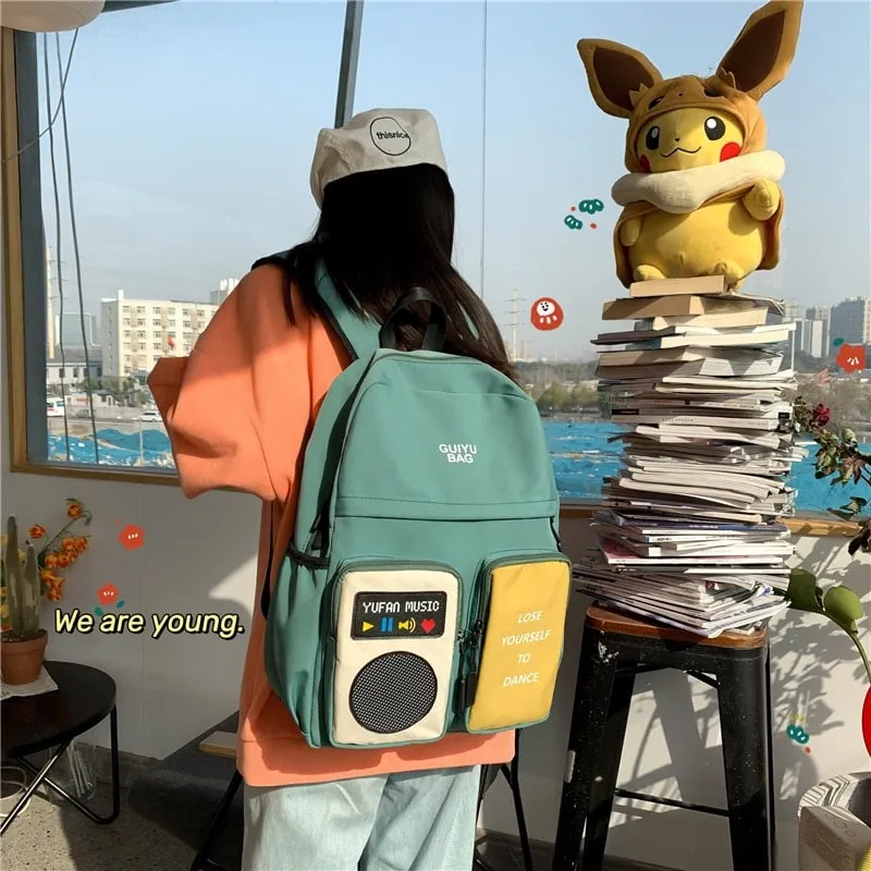 Kawaii Korea Colorful Backpack
