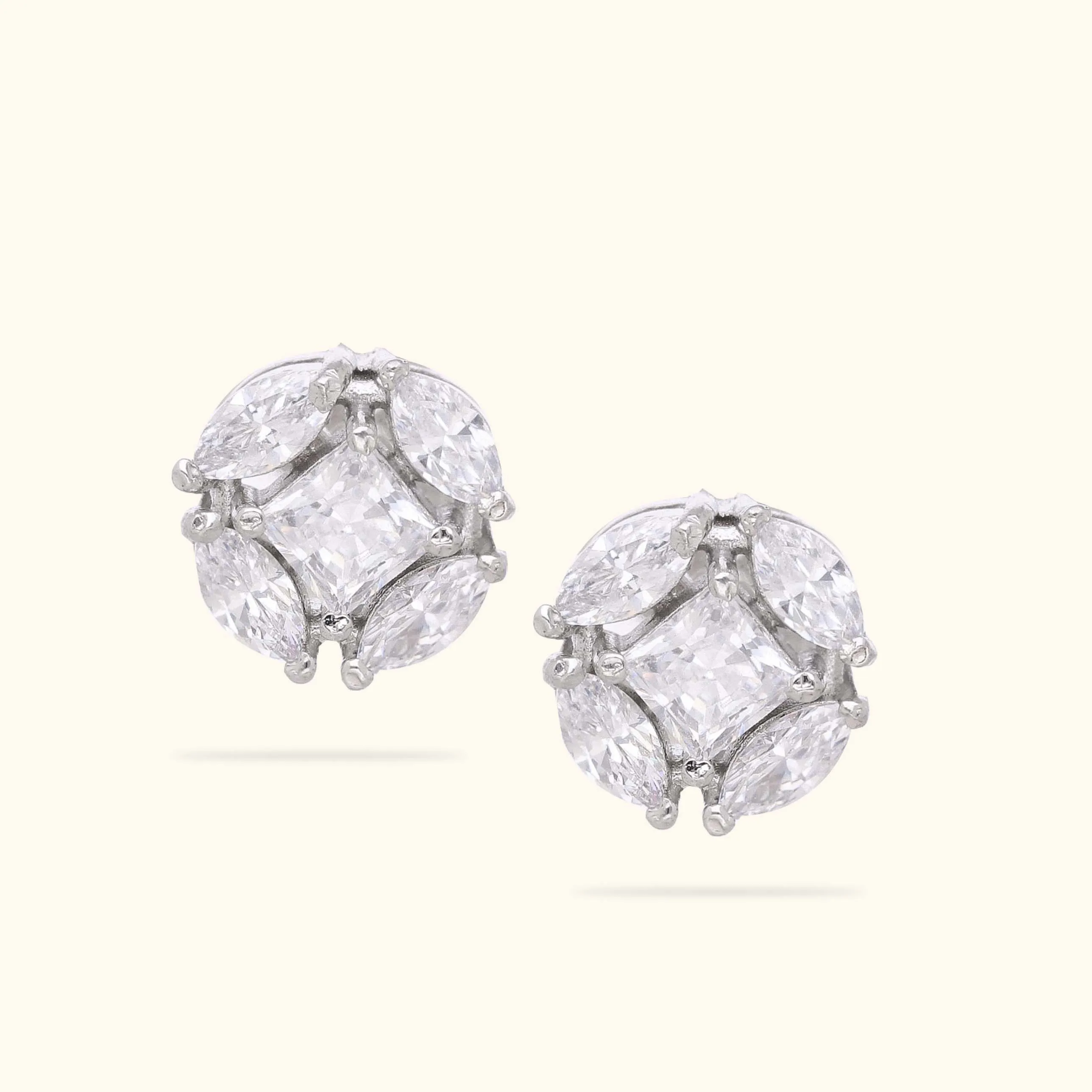 Radiant Flower Petal Studs