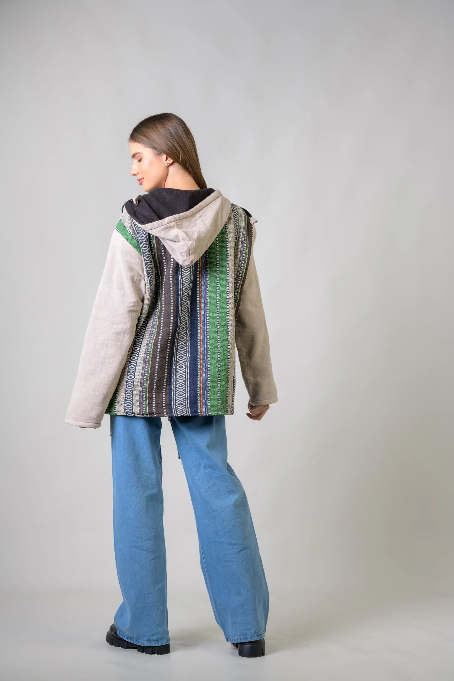 Rhea Stylish Offset Hoodie