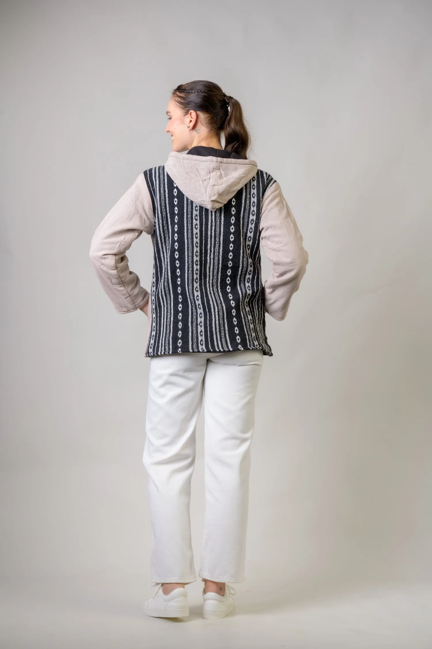 Rhea Stylish Offset Hoodie