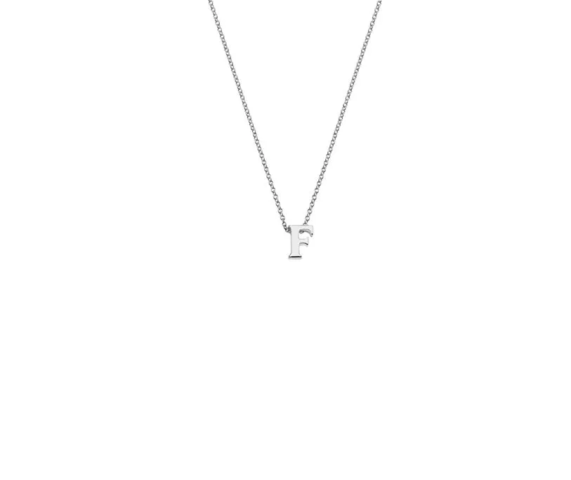 Silver Alphabet Necklace (A-Z)
