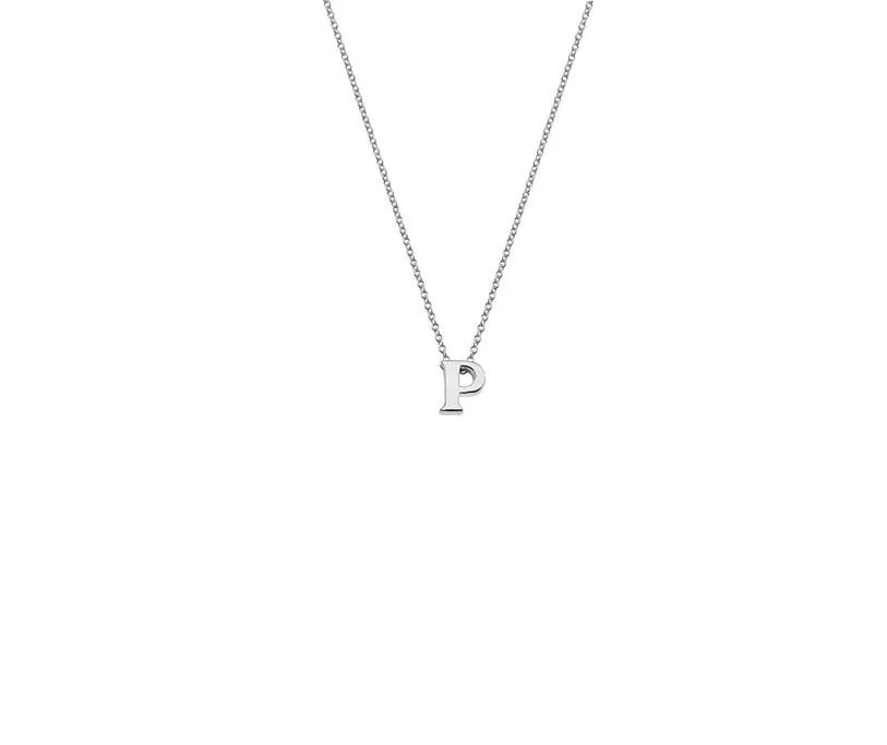 Silver Alphabet Necklace (A-Z)