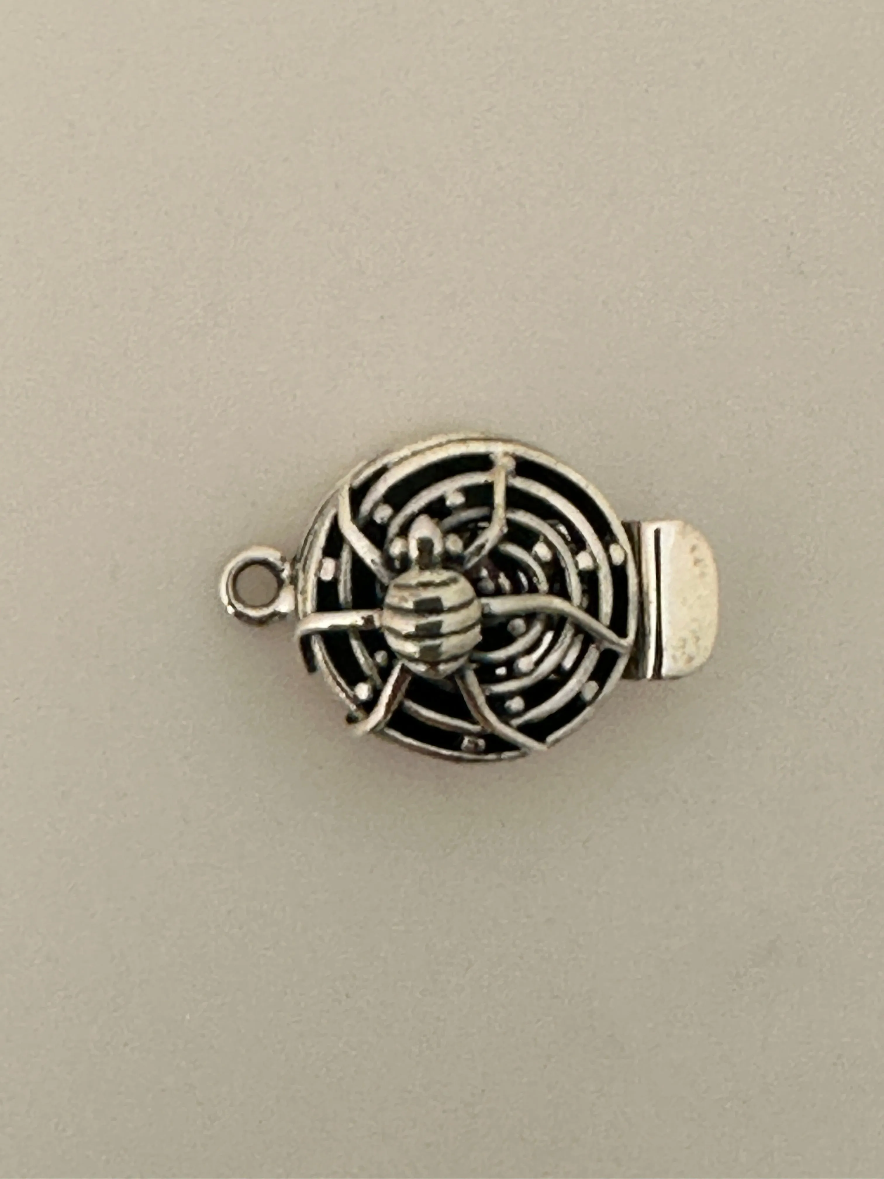 Sterling Silver Spider Clasp/Box Silver  One pcs Size :26mmX17mm C9SS