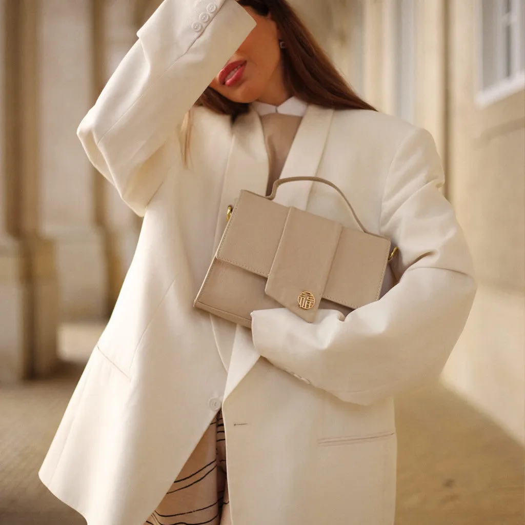 Stylish handbag / 16524 - Soft Sand