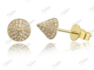 Stylish Pointed Rose Stud