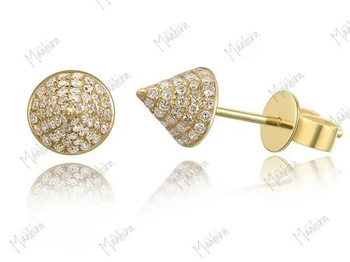 Stylish Pointed Rose Stud