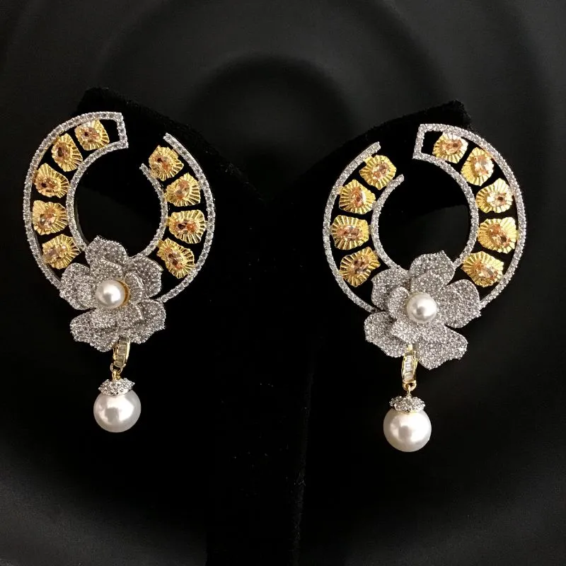 Stylish Zircon/AD Earring 13556-0903