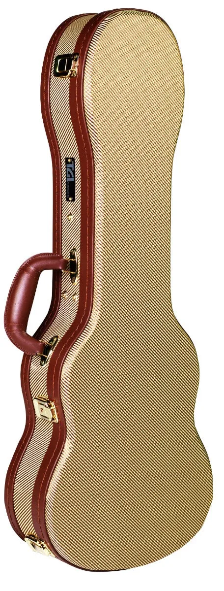 TGI Tenor Ukulele Case Wooden Foundation Tweed Covering